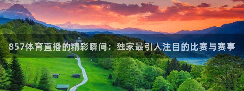 857体育直播的精彩瞬间：独家最引人注目的比赛与赛事