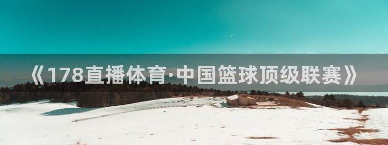 《178直播体育·中国篮球顶级联赛》