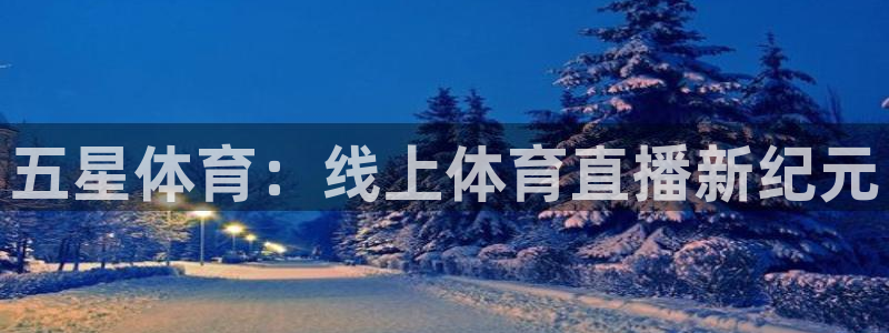 五星体育：线上体育直播新纪元